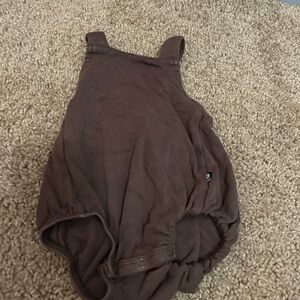 Kyte Espresso Bubble Romper 3-6 Months